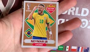 Figurinha de Neymar no álbum da Copa do Catar é oferecida por até