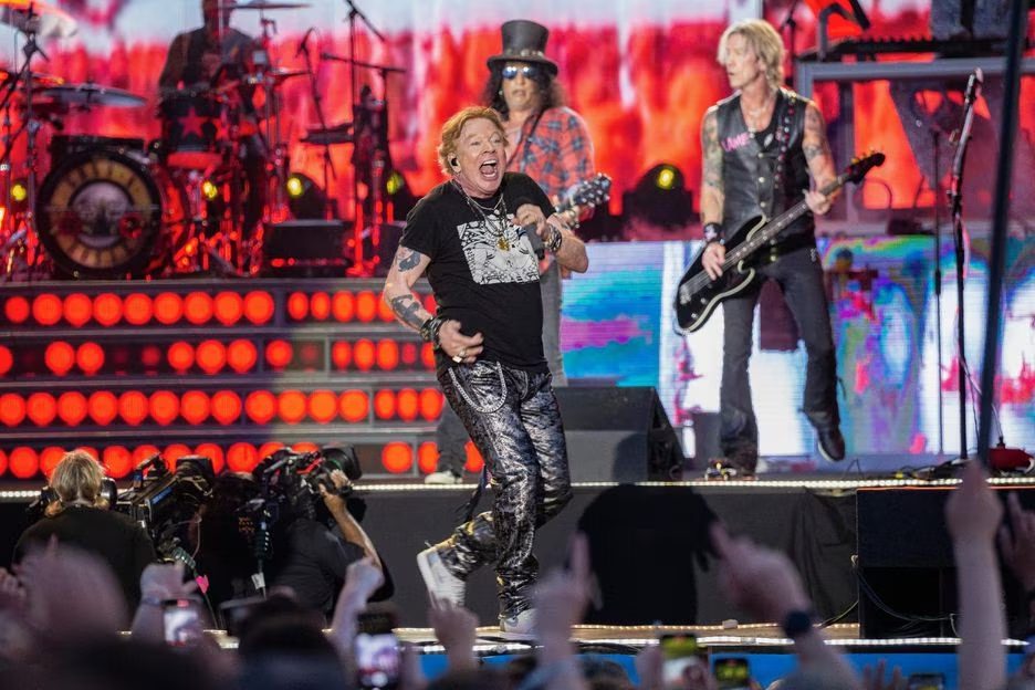 Axl Rose, do Guns N' Roses, recebe críticas após apresentação no